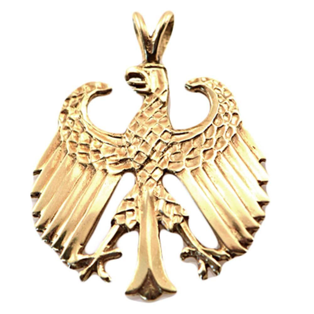 1950s Gold Eagle Pendant For Sale