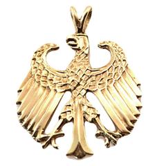 1950s Gold Eagle Pendant