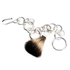 Jean Grisoni Sterling Silver Gourmettes with a Marten Brush Charm