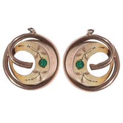 Tourmaline Gold Earrings 6