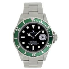 Used Rolex Stainless Steel Anniversary Ed Submariner Automatic Wristwatch Ref 16610