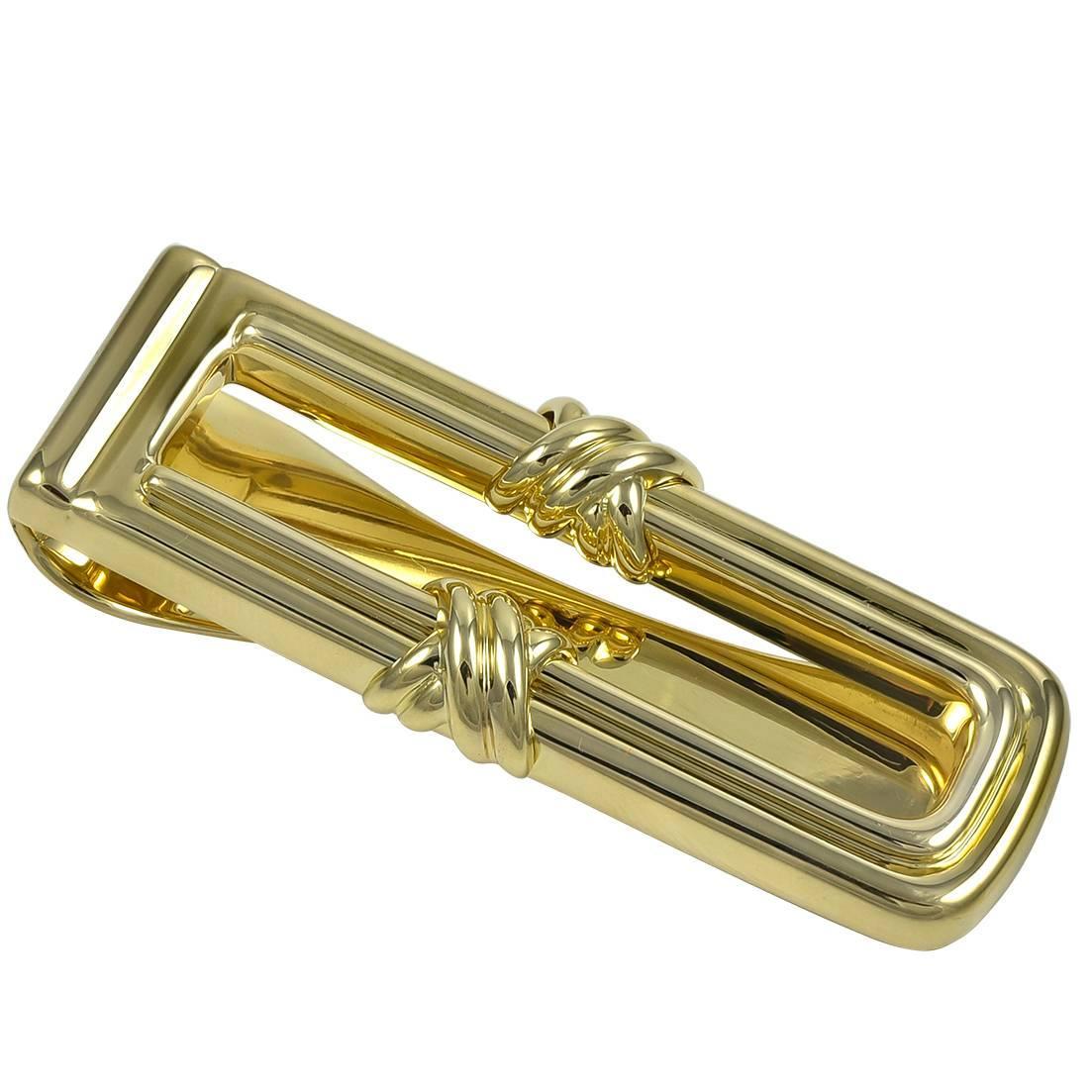 Tiffany and Co. Gold Money Clip For Sale at 1stdibs