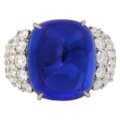 Magnificent Tanzanite Diamond Gold Ring 5