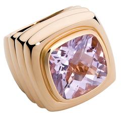 Colleen B. Rosenblat amethyst gold ring