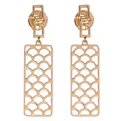Jade Jagger Opium Wave Gold Earrings