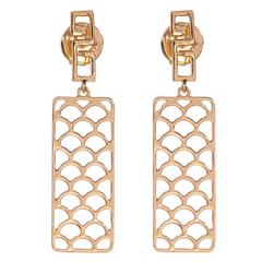 Jade Jagger Opium Wave Gold Earrings