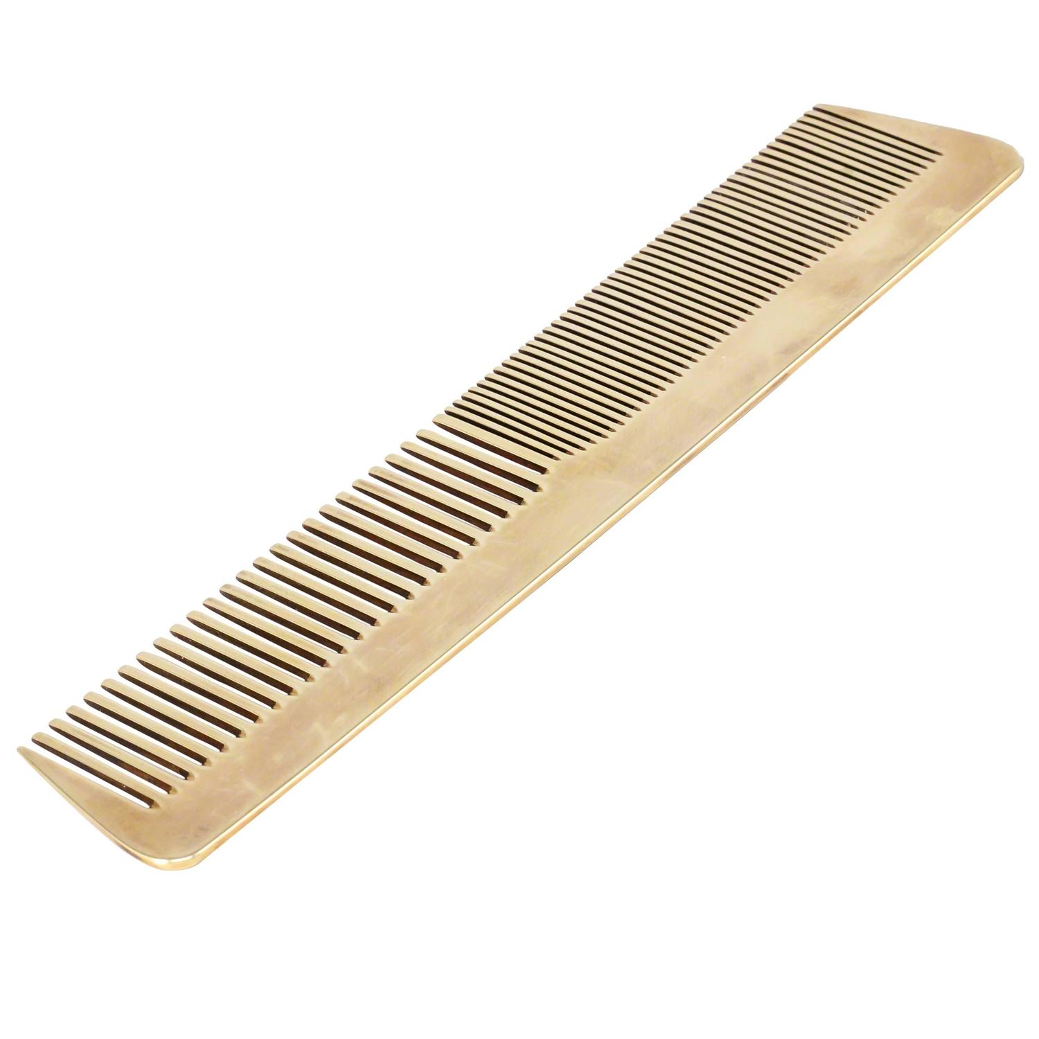 Bulgari Solid Gold Hair Comb For Sale at 1stdibs