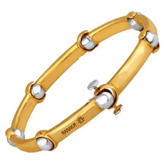 Baraka Two Color Gold Bracelet