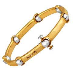 Baraka Two Color Gold Bracelet 9