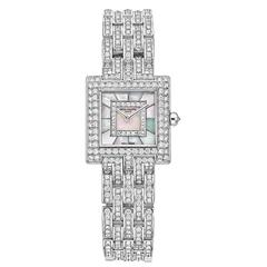 Patek Philippe ​Lady's White Gold Diamond Gondolo Wristwatch Ref 4874/1G