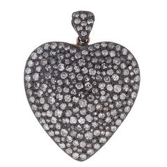 6.76 Carat Victorian Heart Pendant