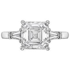 Betteridge 3.01 Carat Asscher-Cut Diamond Ring
