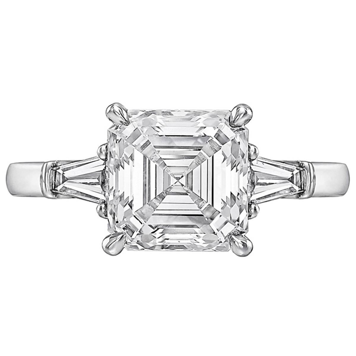 Resultado de imagen para diamond asscher cut rings