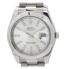 Rolex Stainless Steel Datejust ll Wristwatch Ref 116300