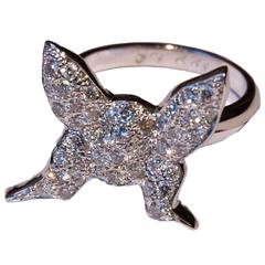 1963 Georges Braque White Gold and Round cut brilliants diamonds ring "Megarina" 3