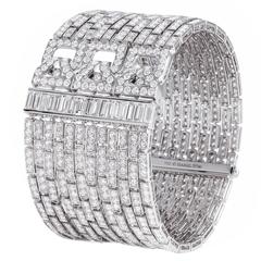 Extraordinary diamond cuff bracelet 1