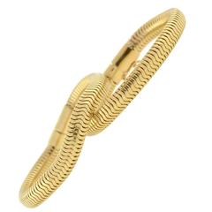 Retro Flexible Gold Snake Chain Bracelet Set 6