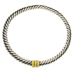 Hermes Sterling Gold Chain Necklace