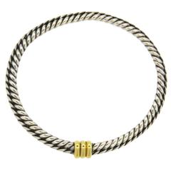 Hermes Sterling Gold Chain Necklace 6