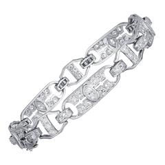 Art Deco diamond platinum Bracelet 2