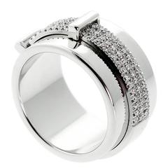 Asprey Diamond Gold Spinning Band Ring