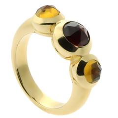 Tiffany & Co. Citrine Garnet Gold Ring