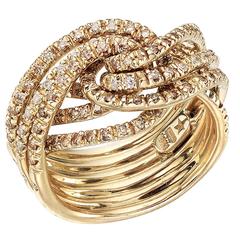 H.Stern Diamond Gold Zephyr Ring