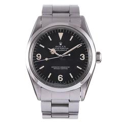 Rolex Stainless Steel Explorer Wristwatch Ref 1016