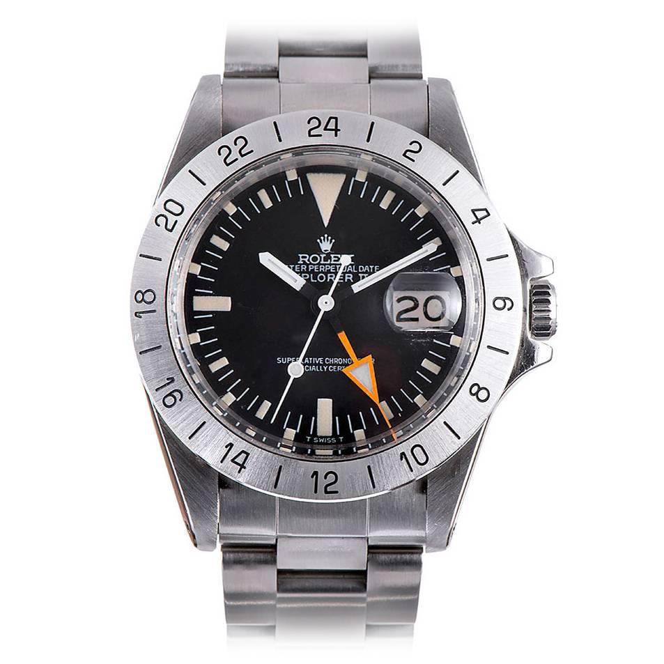 Rolex Stainless Steel Explorer II Wristwatch ref 1655 