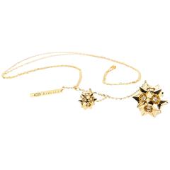 Helix Diamond Gold Pendant 9