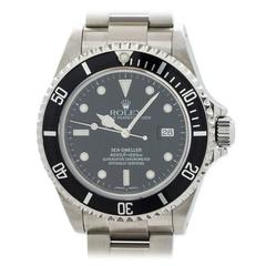 Used Rolex Stainless Steel Sea-Dweller Wristwatch ref 16600 Box & Papers