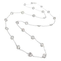 Diamonds by the Yard Platinum necklace