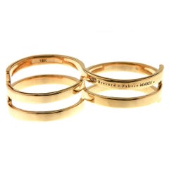 Double-Loop 18K Yellow Gold Fabri Infinity Ring