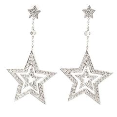 Tiffany & Co. Tiffany Diamond Platinum Double-Drop Earrings