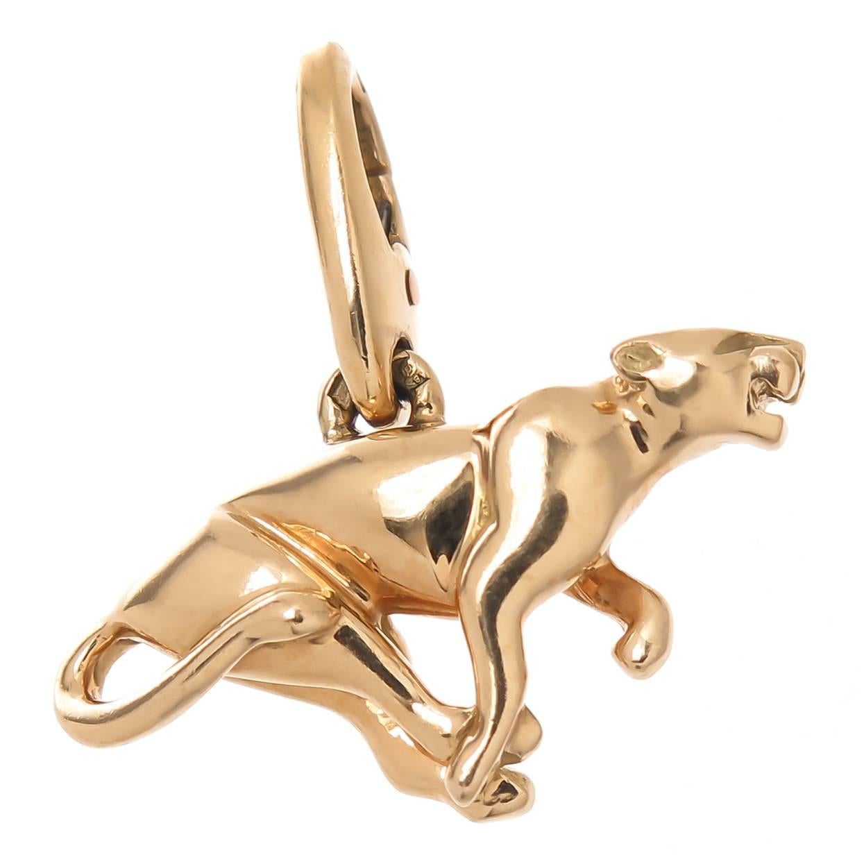 Cartier Gold Panther Charme