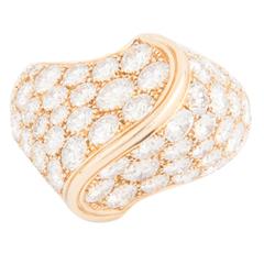 Diamond Gold Cocktail Ring