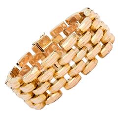 Retro Gold Link Bracelet