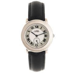 Cartier Sterling Silver Must De Cartier quartz Wristwatch