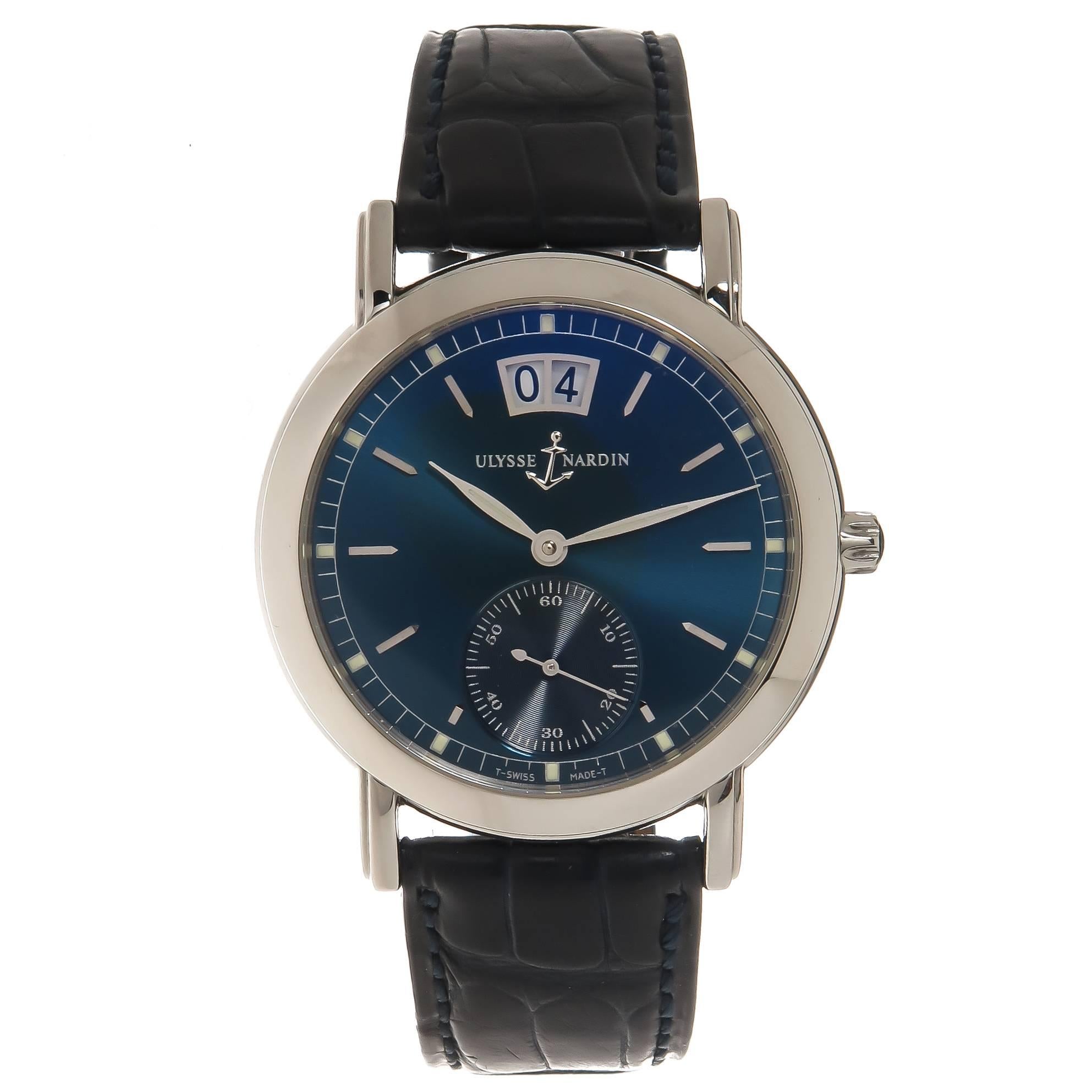 Ulysse Nardin San Marco Big Date Steel Wrist watch