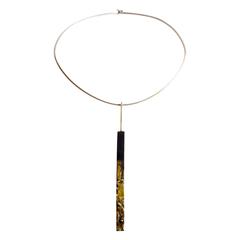 Heidi Abrahamson Sterling Silver Gold Pendant Necklace 4