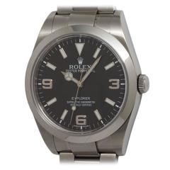 Used Rolex Stainless Steel Explorer 1 Wristwatch ref 21427