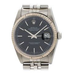Rolex Stainless Steel Datejust Wristwatch ref 16234