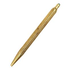 Van Cleef & Arpels Turquoise Gold Ball Point Retractable Pen