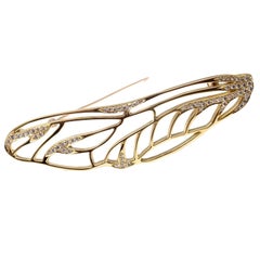 Tiffany & Co. Angela Cummings Diamond Gold Pin Brooch