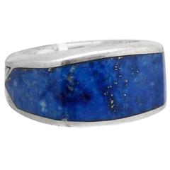 Used David Yurman Men's Lapis Lazuli 3-Sided Ring