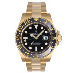 Rolex GMT-Master II Men's Yellow Gold Watch 116718 Ceramic Bezel 5