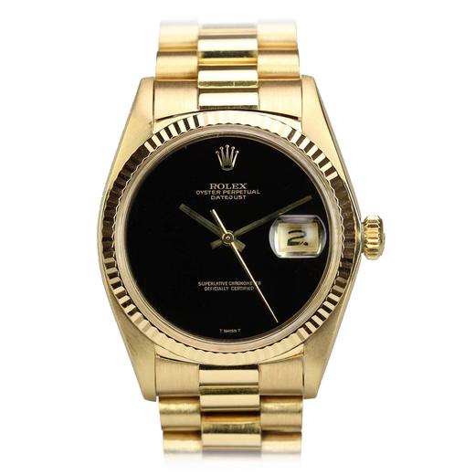 rolex datejust onyx
