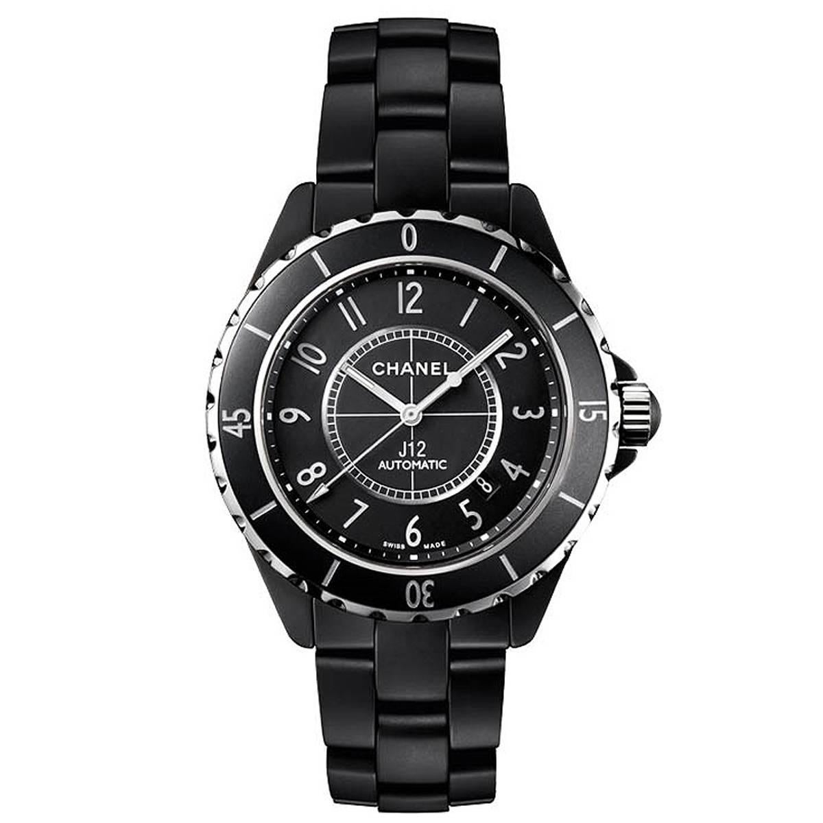 Chanel J12 Black Ceramic Unisex Watch 38mm Automatic