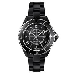 Chanel J12 Black Ceramic Unisex Watch 38mm Automatic