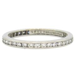 Tiffany & Co. Legacy Diamond Platinum Eternity Wedding Band Ring